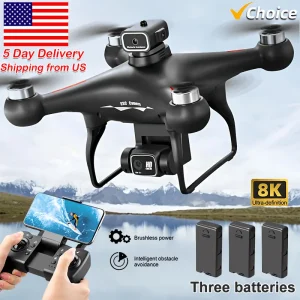 Brushless RC Drone with 360° Obstacle Avoidance