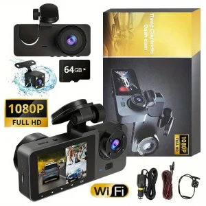 1080P Vehicle Dash Cam with WiFi Recording
