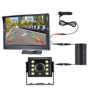 Backup Rear View Camera with 5″ HD Monitor