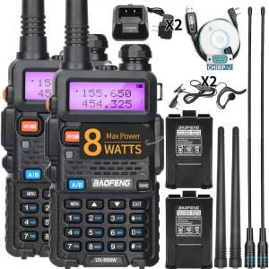 Tri-Power High-Power Dual Band Walkie Talkie