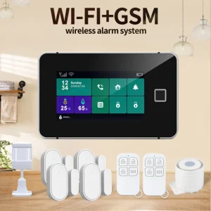 Home Security Panel with SOS & Anti-Theft Features