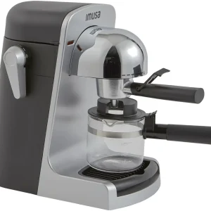 4cup Electric  Espresso Cappuccino Maker, Silver