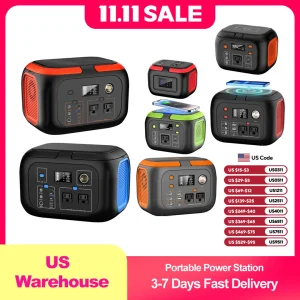 200W Portable Power Station,110V AC Outlets Solar Generator